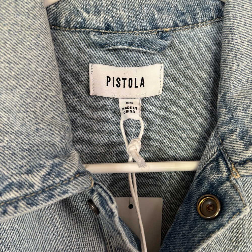 NWT Pistola szXS Lennox Denim Romper in Color-Roma ,Anthropologie - Picture 4 of 16